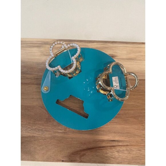 Piper K Gold and Pearl claw hair clips - Picture 2 of 2